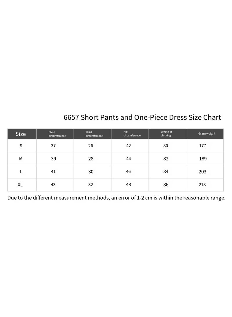 general Short-sleeved shorts yoga one-piece women's dance fitness tight sports one-piece dress - Image 2
